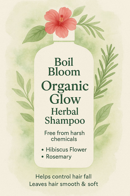 Boil Bloom Organic Glow Herbal Shampoo