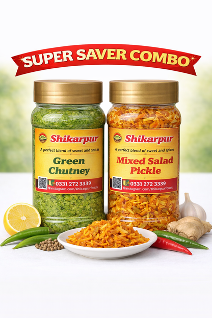 Green chutney + Mixed Salad pickle | Combo | Free Delivery