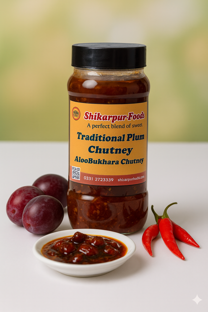 Plum Chutney | Traditional Aalo Bukhara Chutney by Shikarpur Foods | Free Delivery