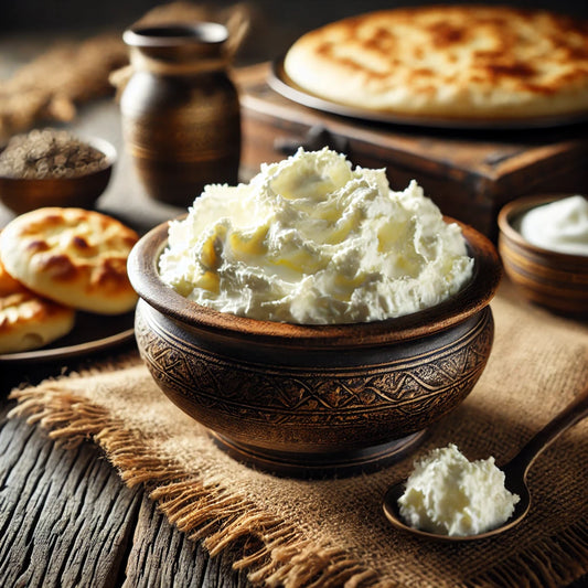 Traditional homemade white butter (Makkhan)