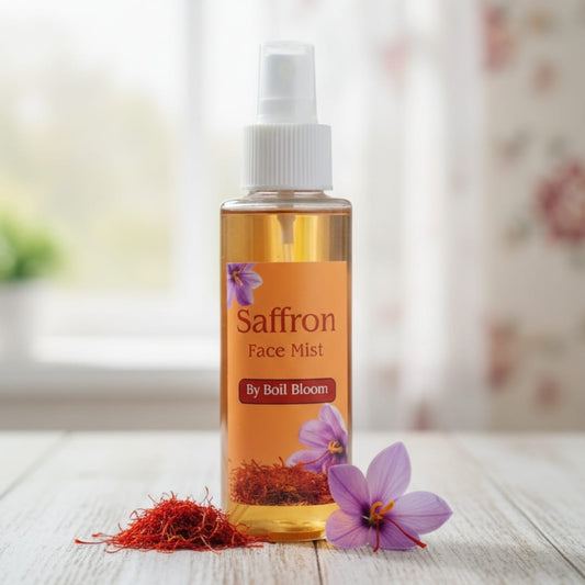 Boil Bloom Saffron Face Mist – Natural Glow Hydrating Spray