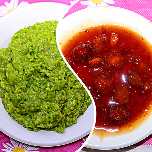 Combo deal ~ Green chutney + Plum chutney ~ 2 boxes ~ 2 KG ~ Buy more save more